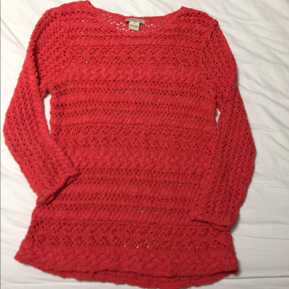 Lucky Brand Coral Sweater